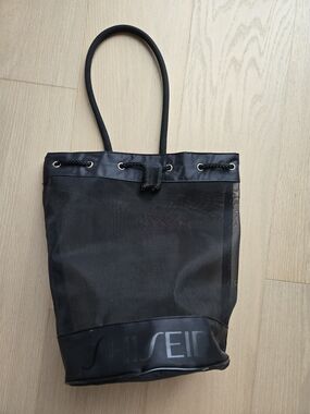 Shiseido Black Mesh Tote Bag for Men